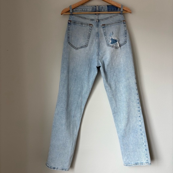 Abercrombie & Fitch The Ankle Straight Ultra High Rise Curve Love - Picture 2 of 3